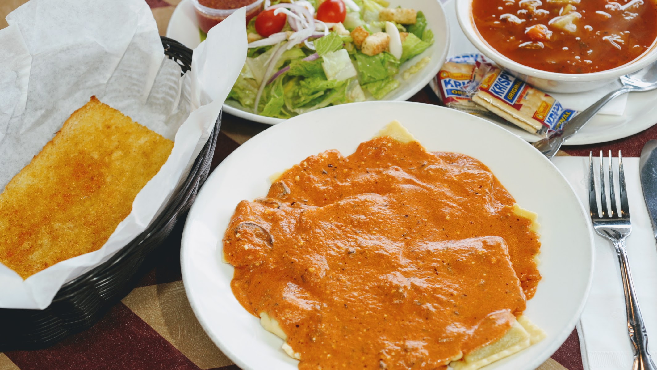 Ravioli Pasta - Light Portion