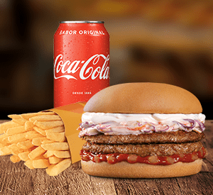 Combo Burger Americano Duplo