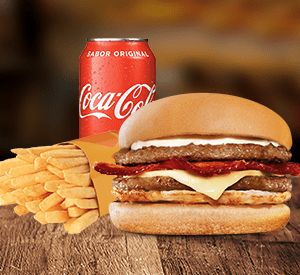 Combo X-egg Bacon Burger Duplo