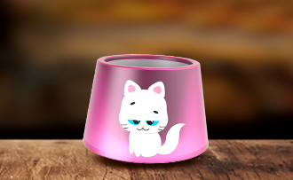 Comedouro Mingau Rosa