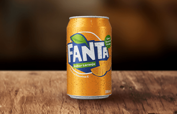 Fanta Laranja Lata 350ml