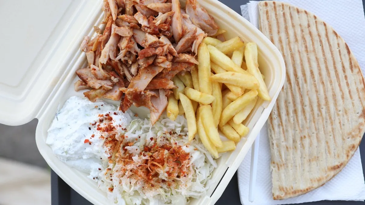 Porcija gyros mix