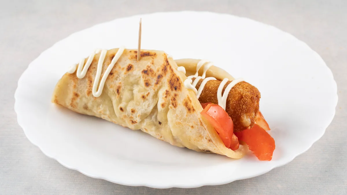 Karađorđeva šnicla u tortilji