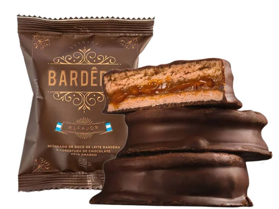 Alfajor Chocolate Preto Bardera