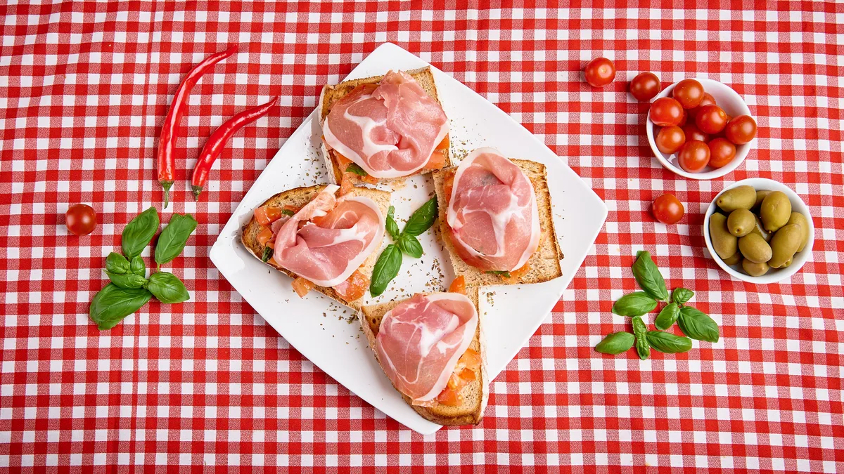 Bruschetta con Prosciutto