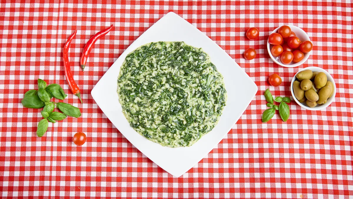 Risotto Spinaci e Gorgonzola