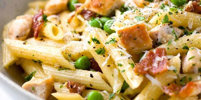 Chicken Carbonara Pasta