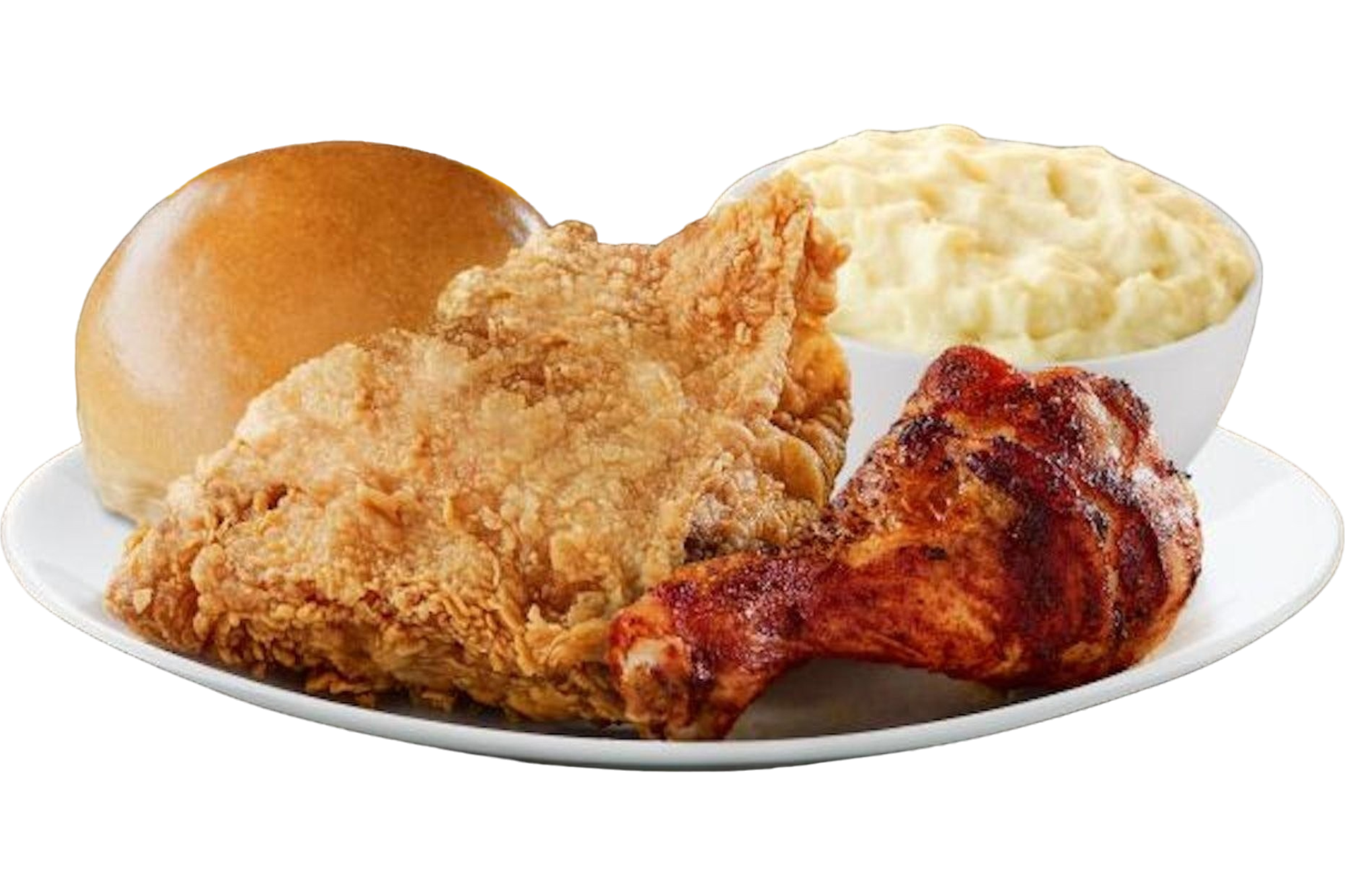 2pc Chicken with Mashed Potatoes