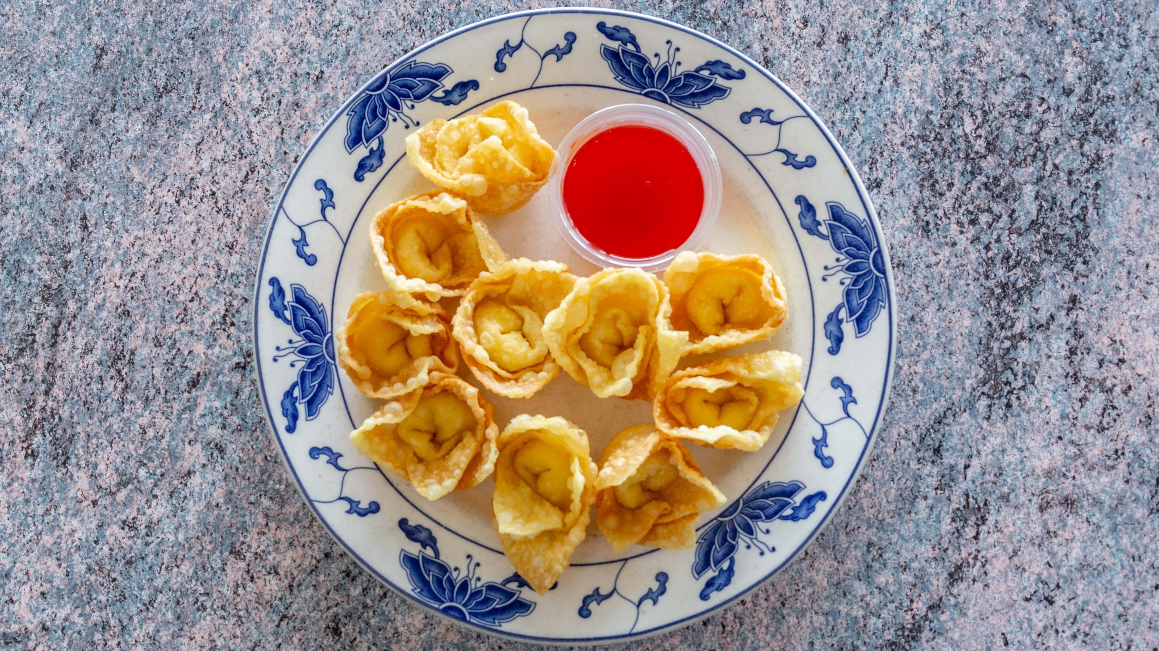 6. Crab Cheese Wontons (10)