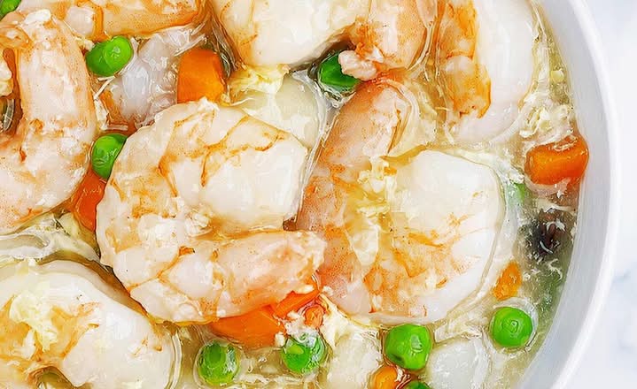 C13.Shrimp w.Lobster Sauce(L)-C13.虾龙糊(大份)
