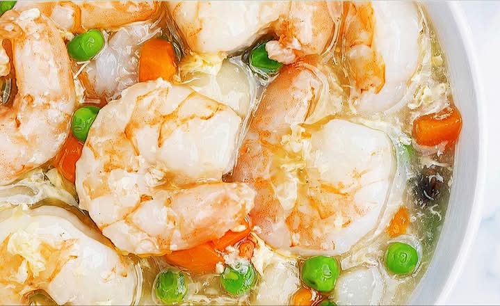 C13.Shrimp w.Lobster Sauce(M)-C13.虾龙糊(中份)