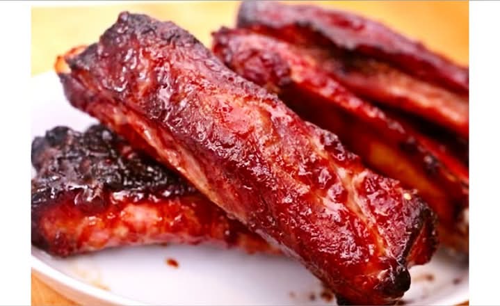 C9.BBQ Boneless Spare Ribs(M)-C9.烧烤排骨(中份)
