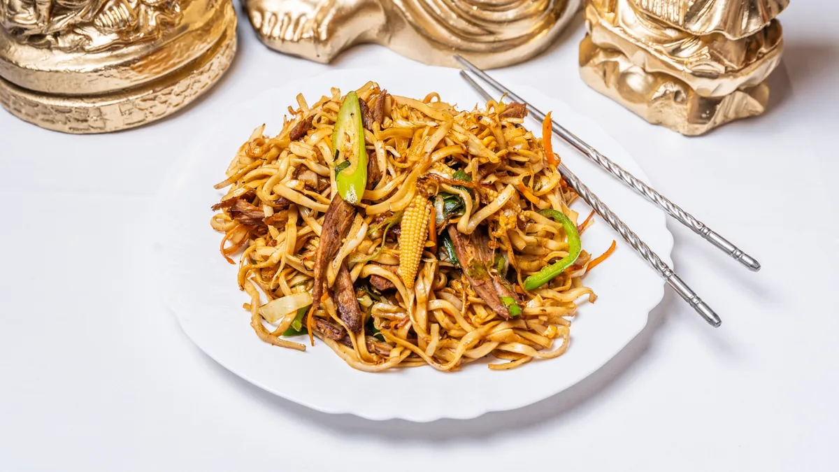 Egg Noodles με Πάπια
