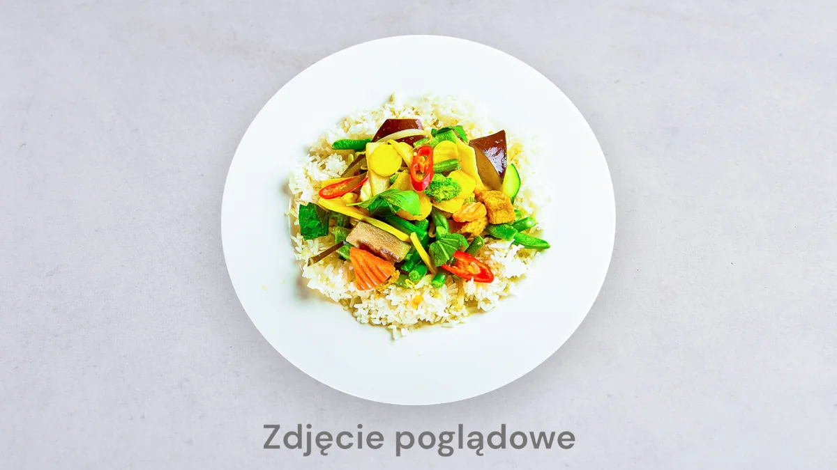 136 - Smażone warzywa w sosie curry