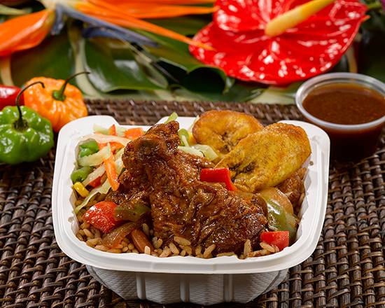 Lunch Special Brown Stew Chicken