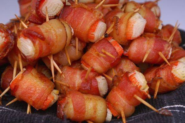 Crabmeat with Bacon (15 pcs)