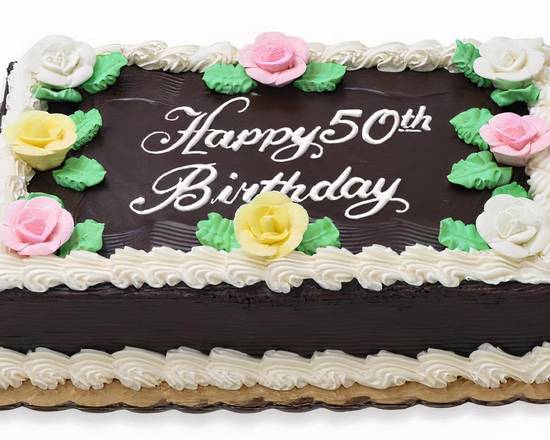 Chocolate Greeting Cake 1/4 sheet