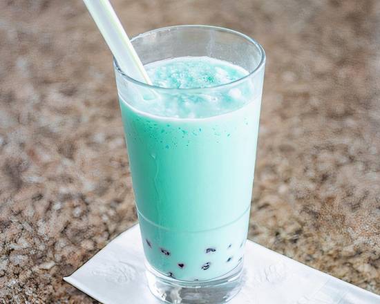 Pandan Summer Cooler with boba