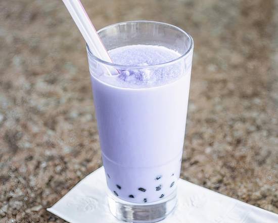Ube Summer Cooler with boba