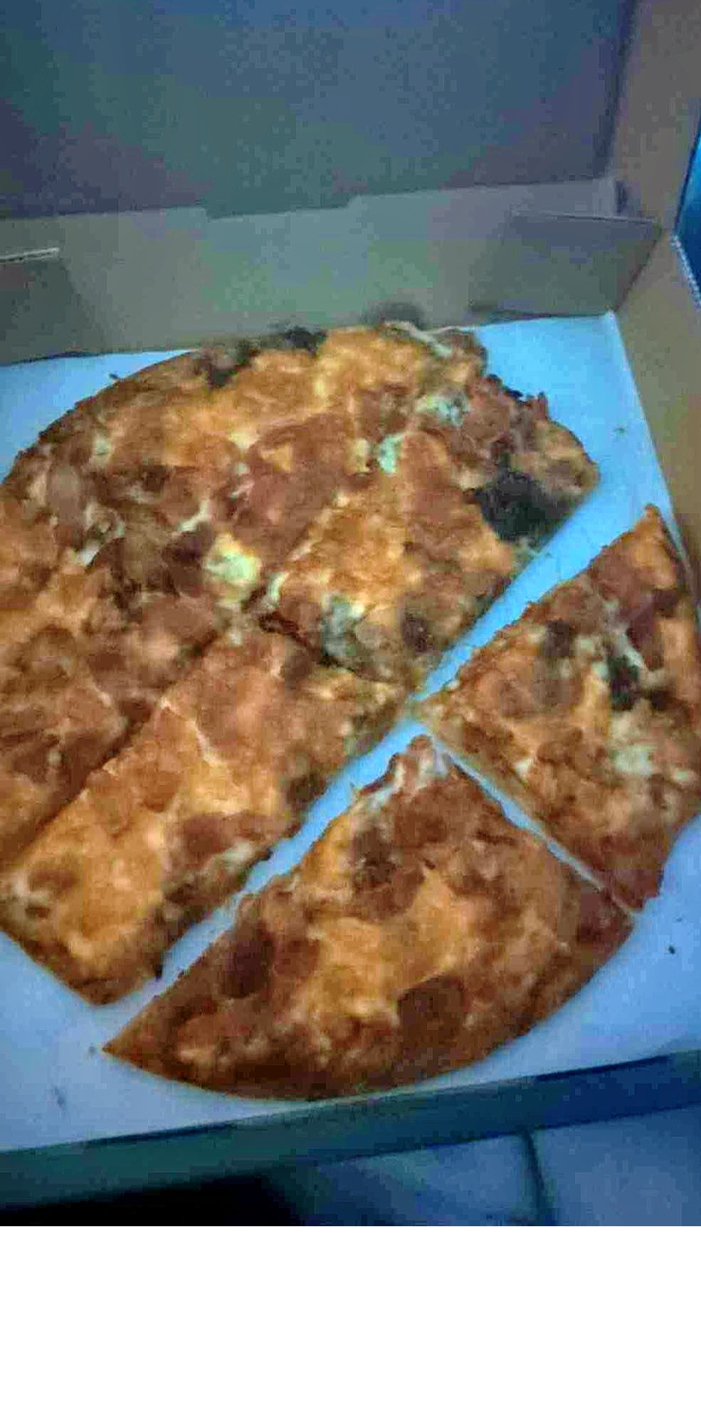 Individual Bacon Double Cheeseburger "BDC" Pizza