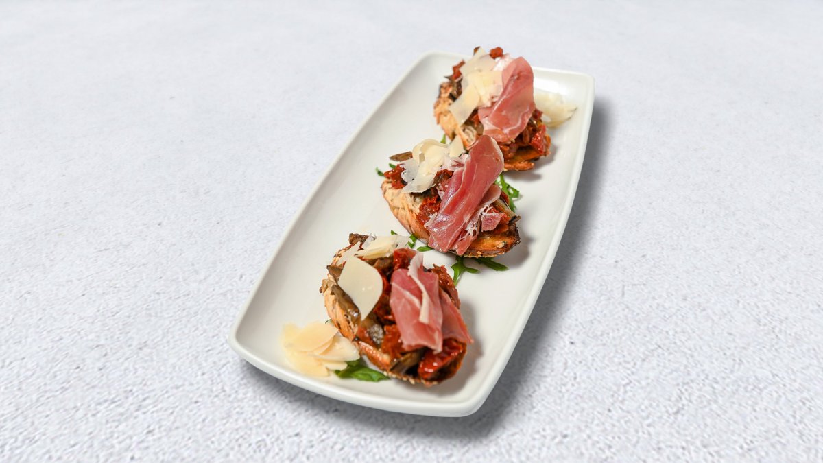 Bruschette sa pršutom i patlidžanom cena