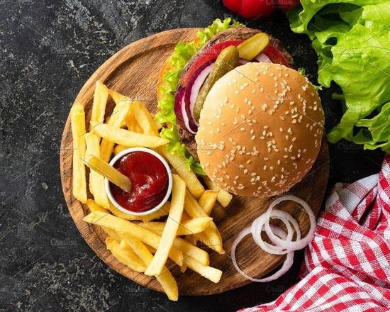 Combo Hamburguesa Doble Torta de Res