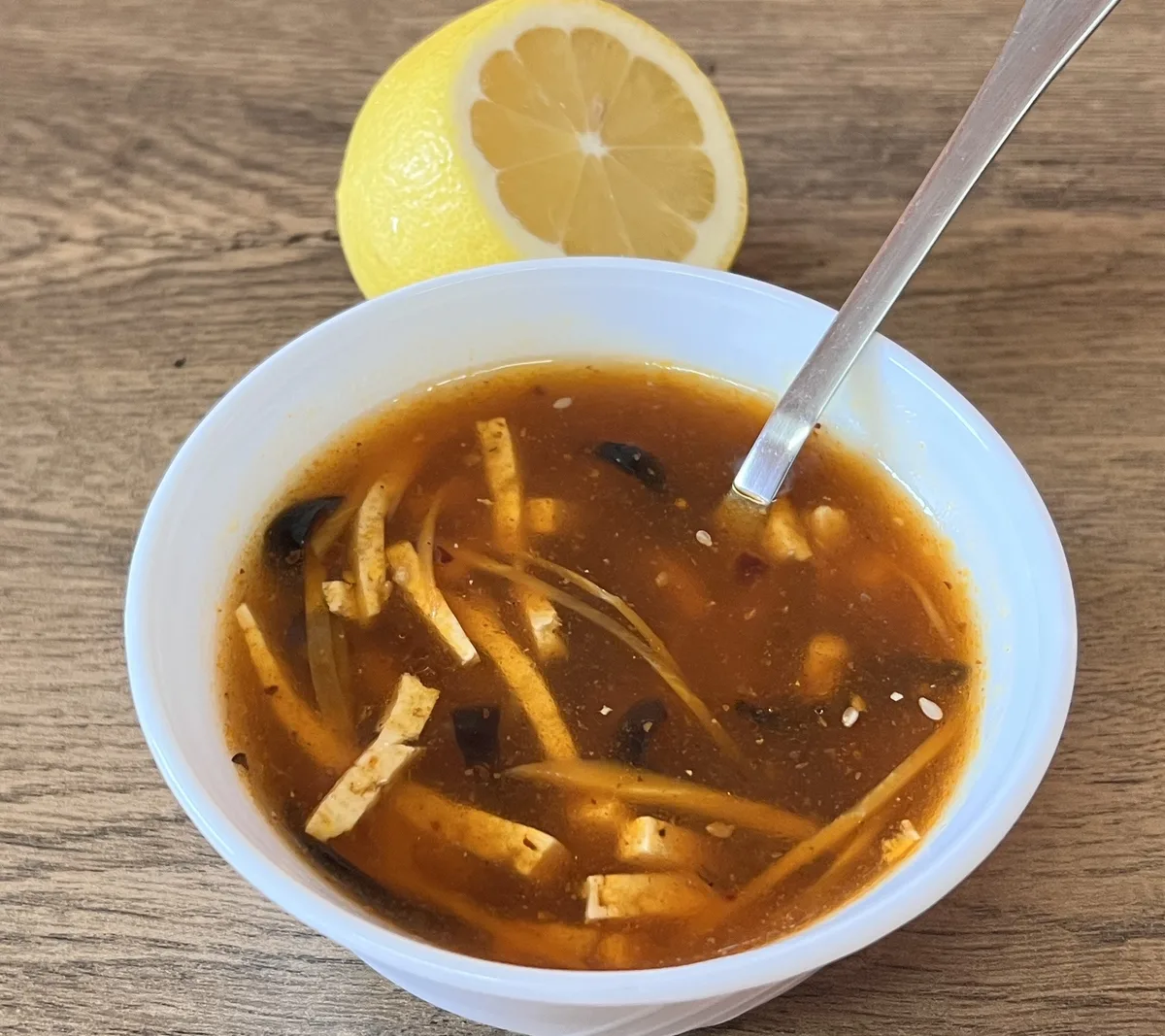 01. Hot and Sour soup 🌶🌶 / kiselo-ljuta supa