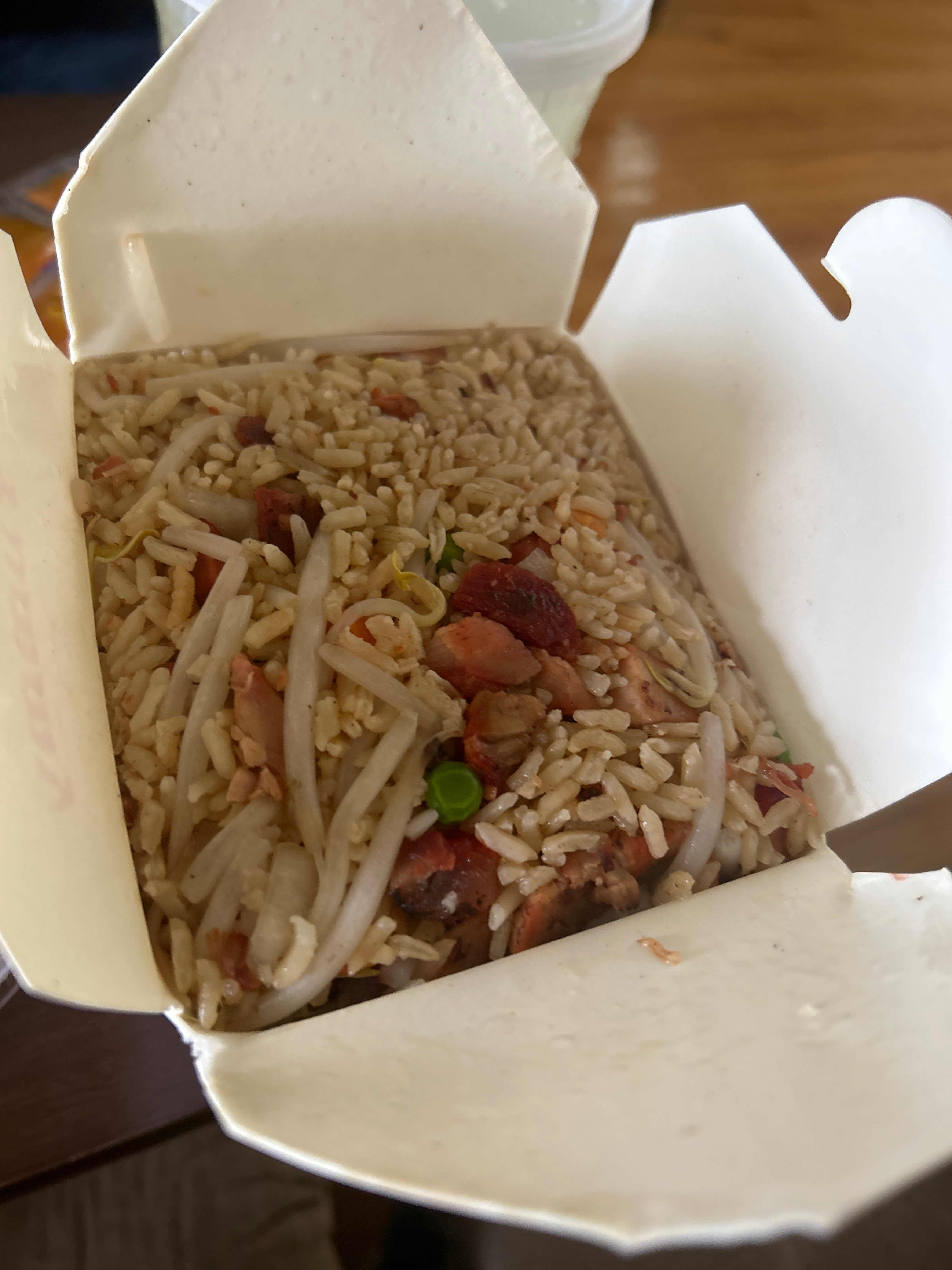 Roast pork fried rice