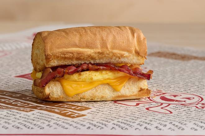 Bacon Egg and Cheese Breakfast Sub