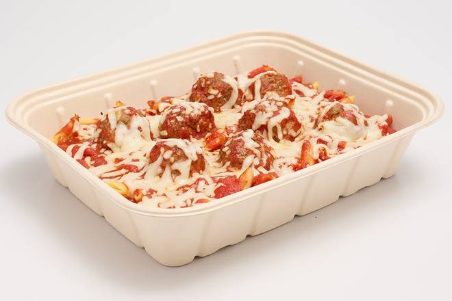 Family Meal Pasta and Meatball