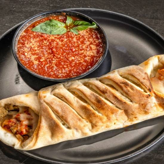 Meatball Parmigiana Stuffed Roll