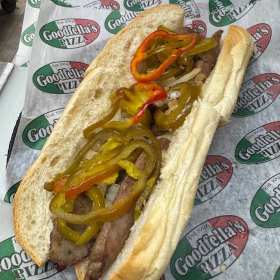 Sausage, Peppers and Onions Hot Sub