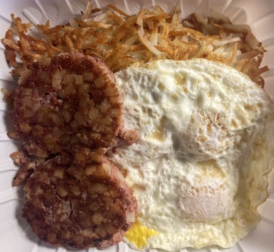 Corned Beef Hash and Eggs