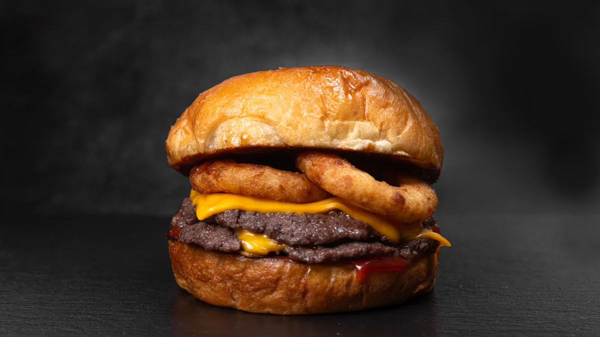 Smash classic double + pomfrit