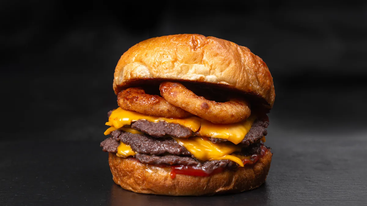 Smash classic triple + pomfrit
