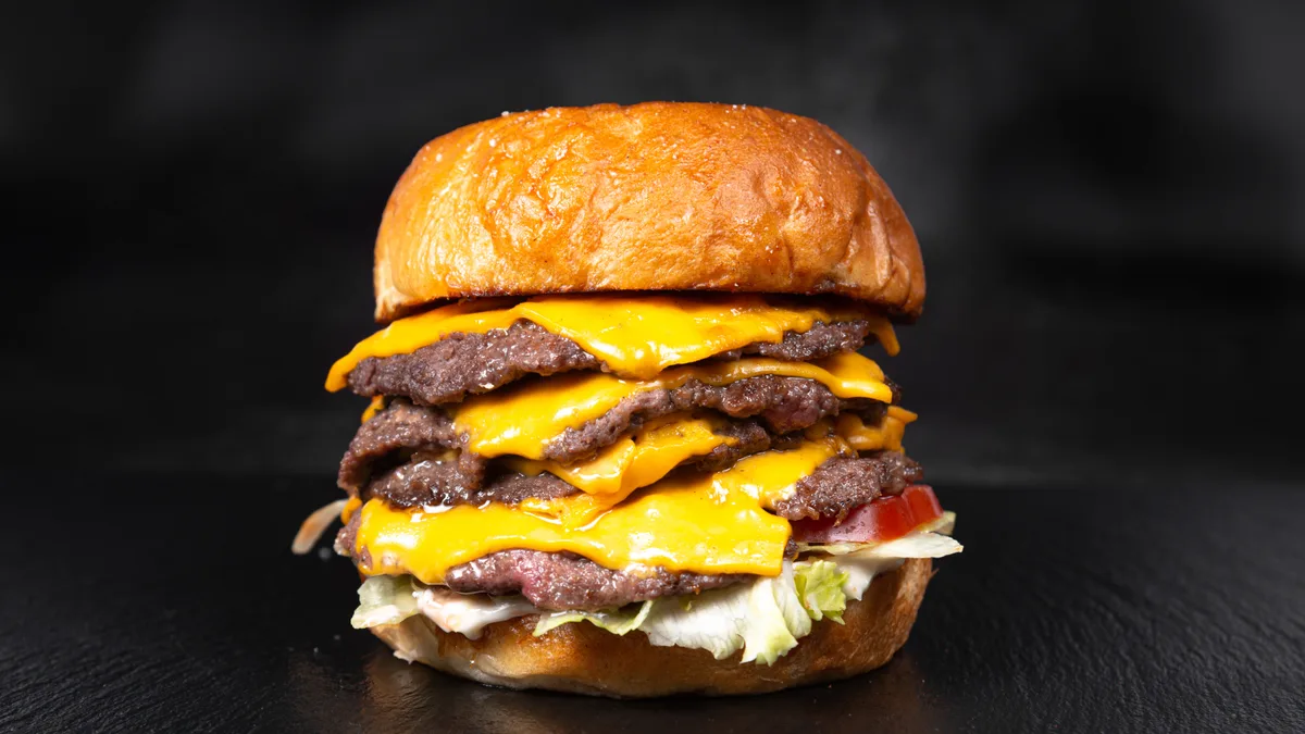 Smash original double double + pomfrit