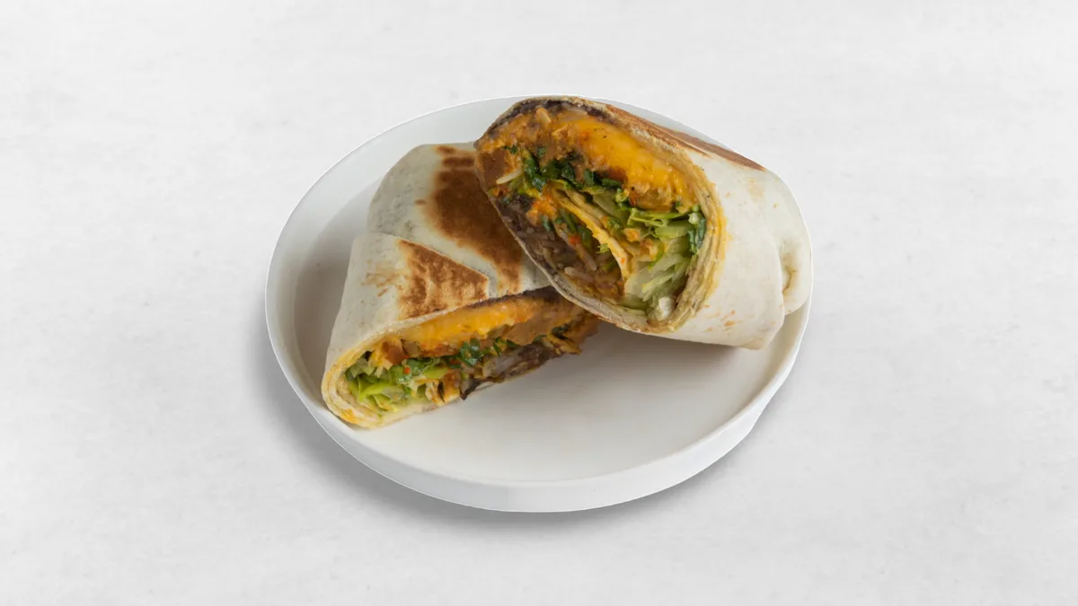 BBQ Seitan Burrito Vegan