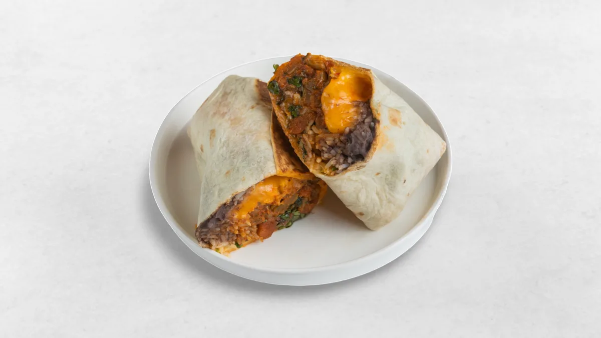 Mangold Kichererbsen Burrito Vegan