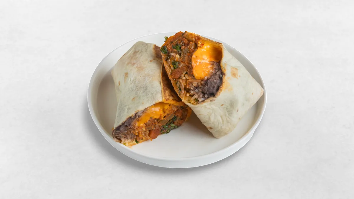 Mangold Kichererbsen Burrito Vegetarisch