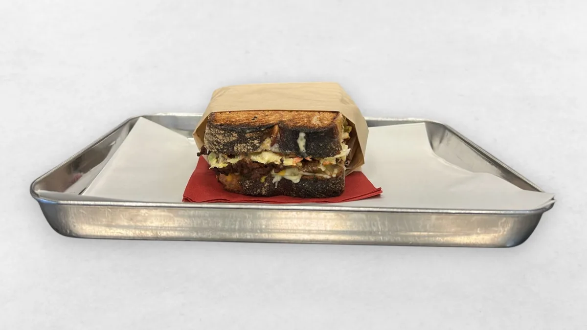 Patty Melt Sandwich Vegetarisch