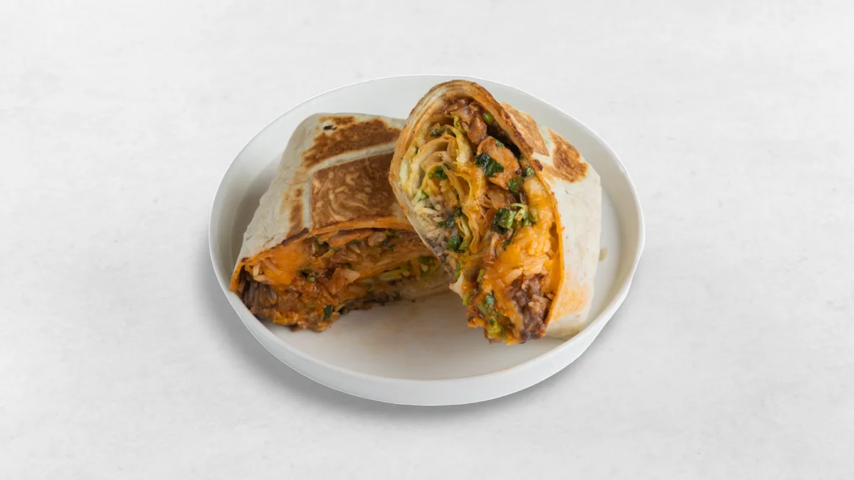 Rotweinhuhn Burrito