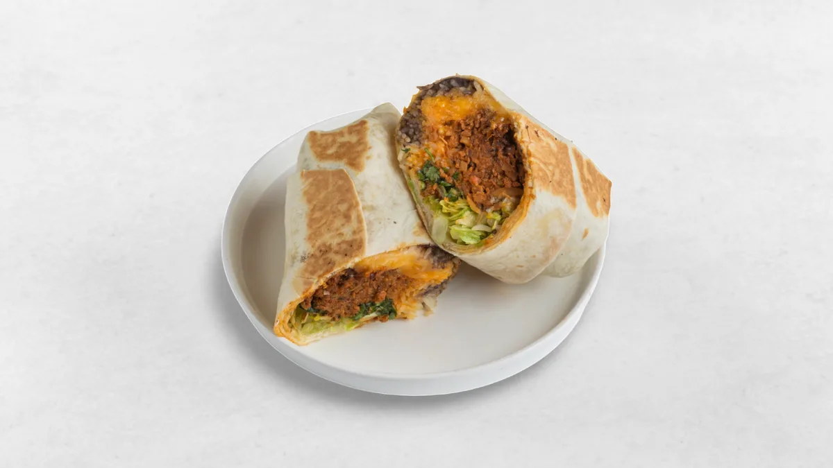 Vegadillo Burrito Vegan