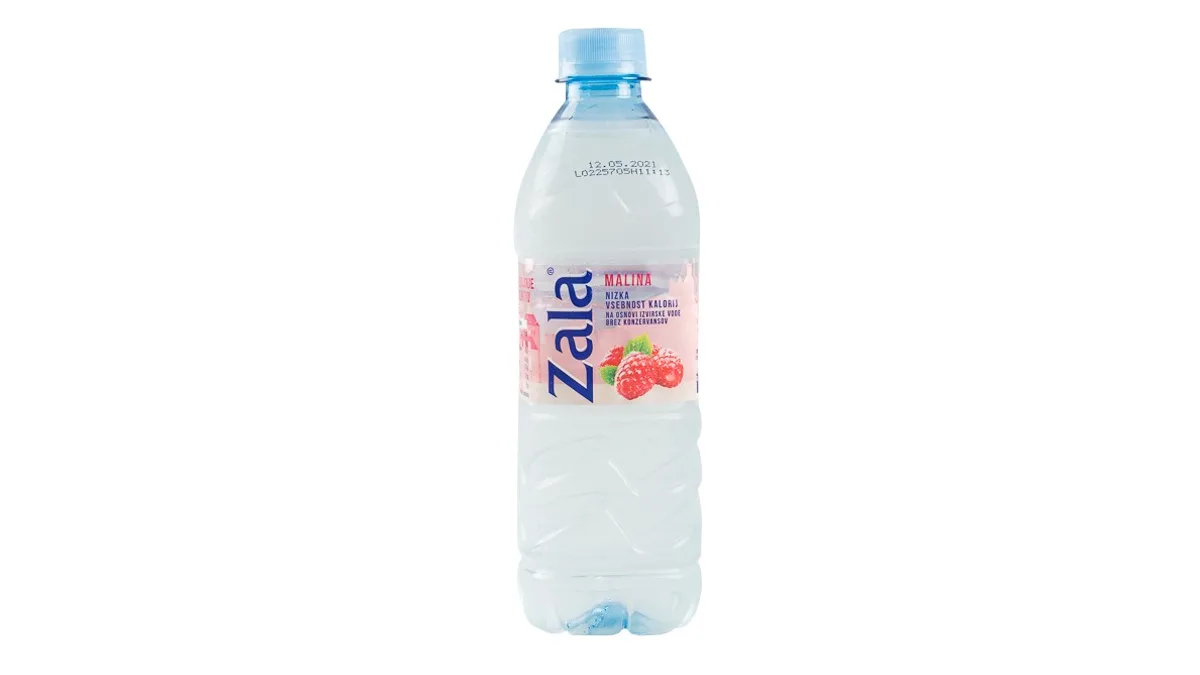 Zala voda z okusom maline 0.5 l