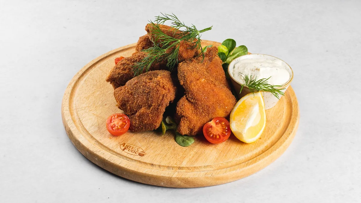 Hobotnica iz pečice, zelenjavna polenta, mladi krompir