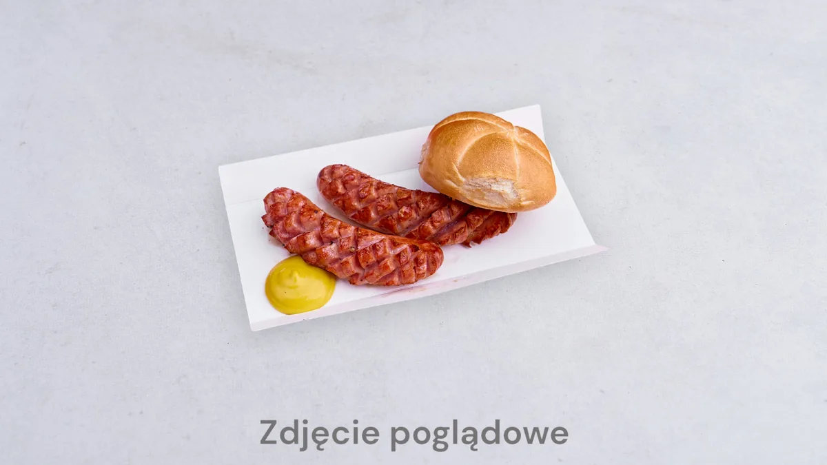 Kiełbasa z grilla z cebulką