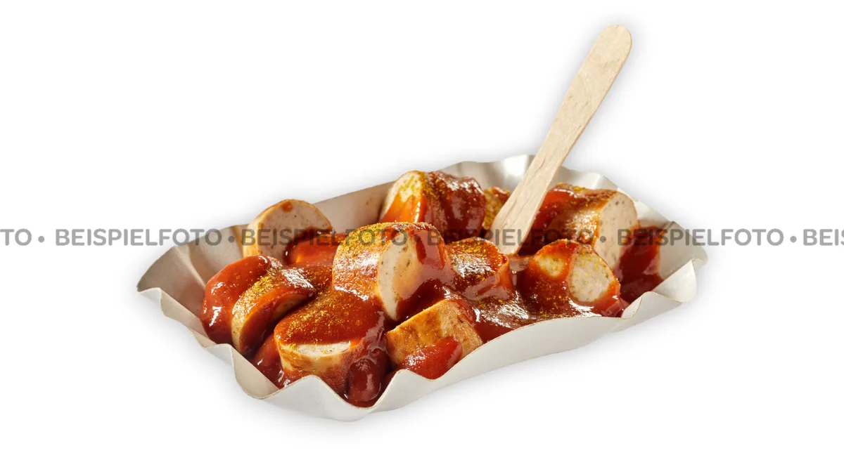 Currywurst mit Pommes frites