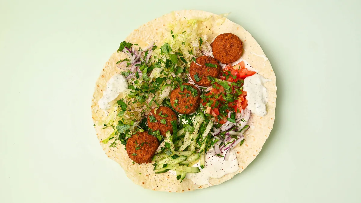 Falafel-Baguette