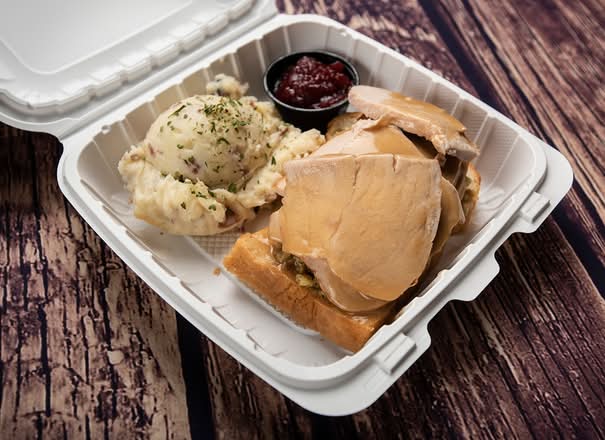 Hot Roast Turkey Sandwich