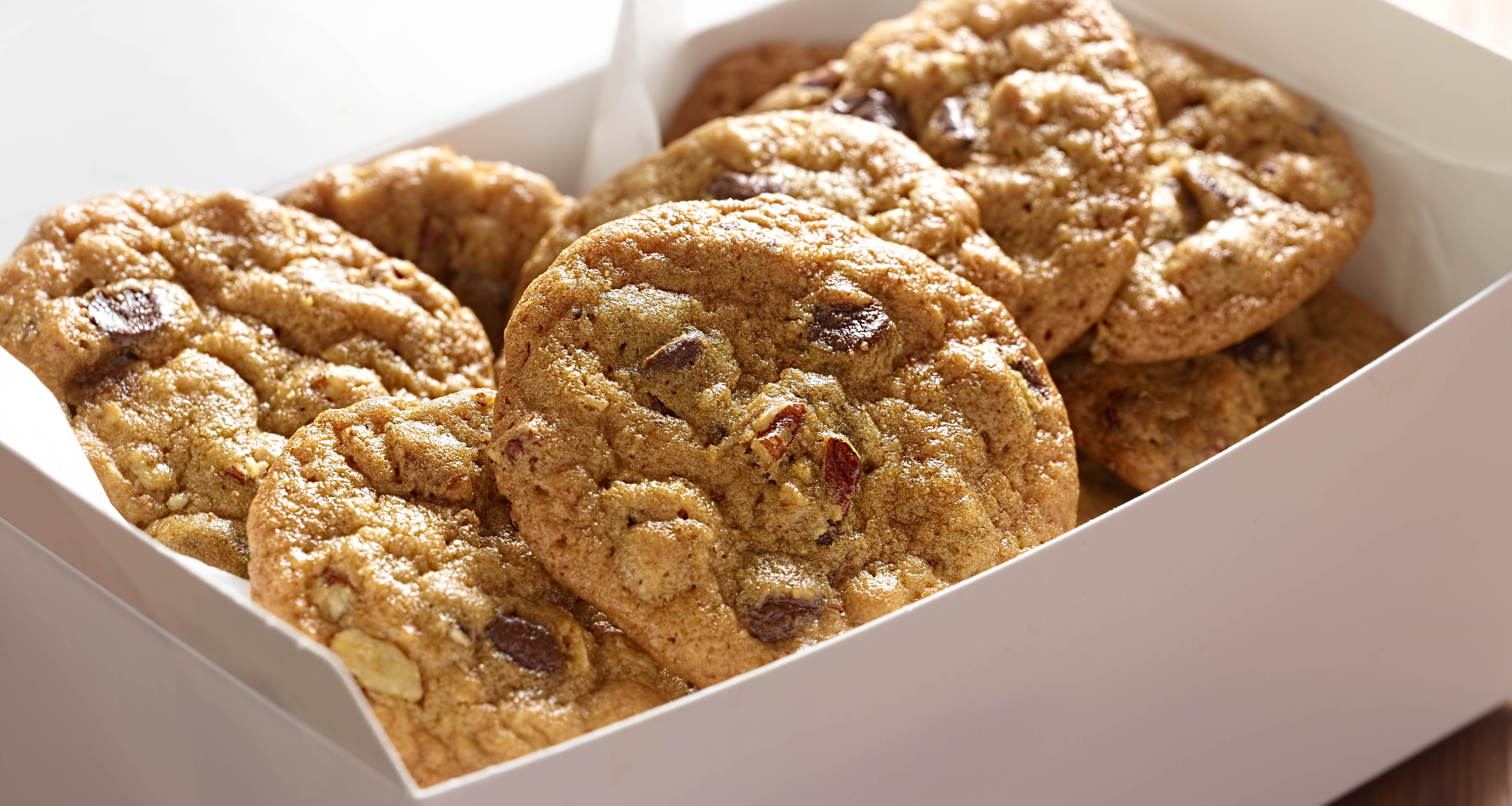 Bag of Homemade Chocolate Chip Pecan Cookies