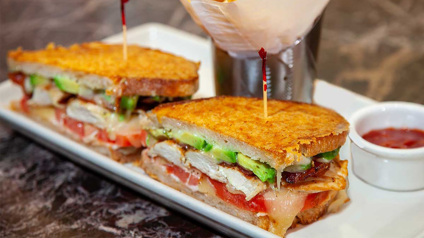 Chicken, Bacon and Avocado Melt